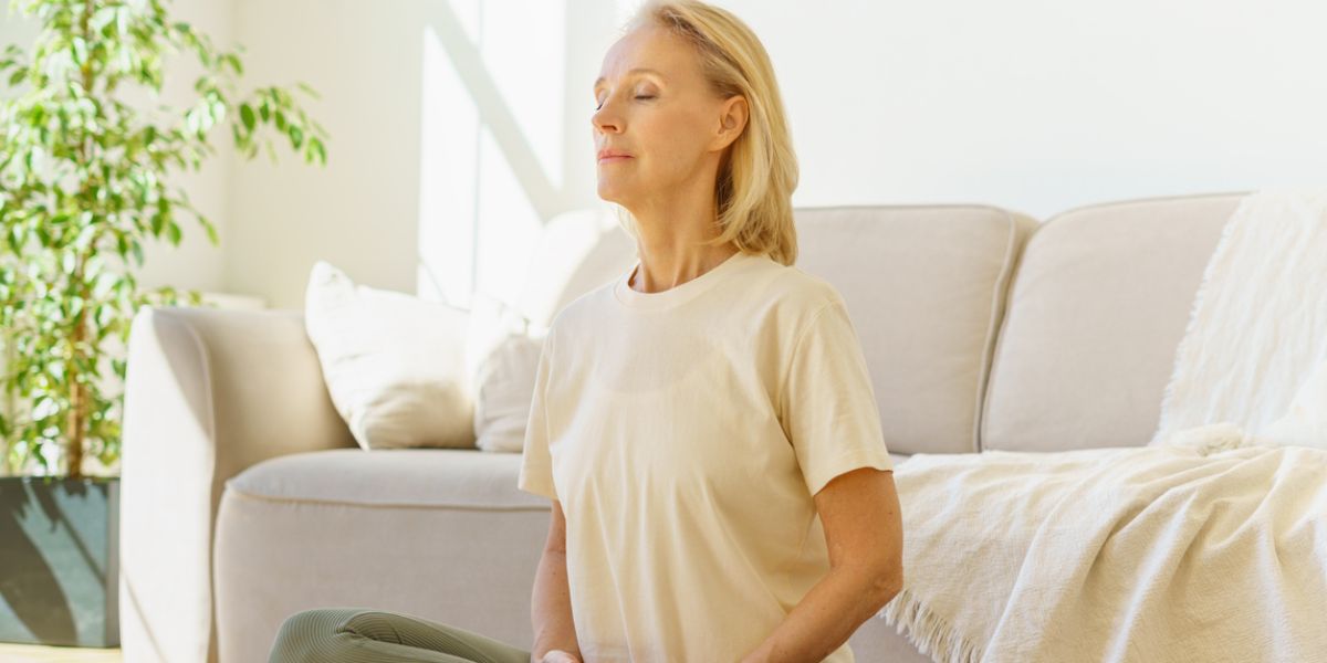 woman experiencing the benefits of meditation